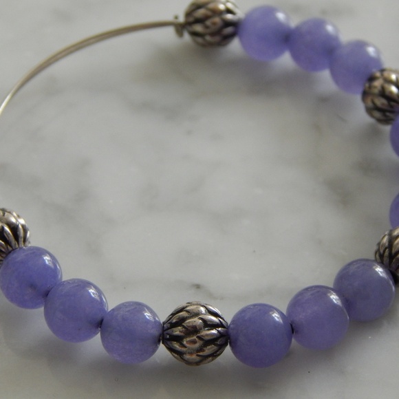 Alex & Ani / Purple beaded bracelet - Picture 3 of 3